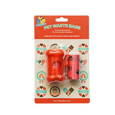 Multifunctional Waste With Dispenser Custom Dog Poop Bag for wholesales