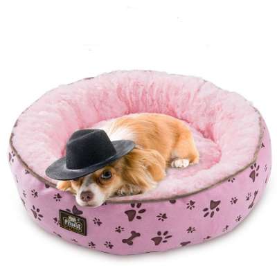 Pet Best 2020 Best Selling Dropshipping Washable Plush Luxury Round Pet Dog Beds