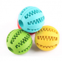 Dog Teething Toys Balls Durable Dog IQ Puzzle Chew Toys for  Dog Teeth Cleaning/Chewing/Playing/Treat Dispensing